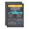Monster Truck Chalboard Birthday Party Invitation