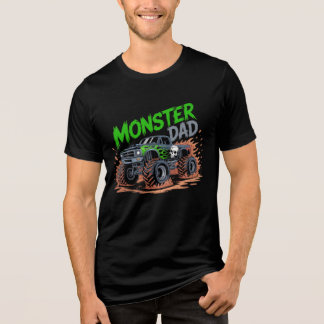 Monster Truck Dad  Design, Family Matching Shirt G
