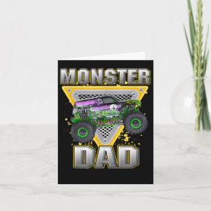 Monster Truck Dad Fathers Day Monster Truck Are My Card