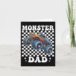 Monster Truck Dad Monster Truck Are My Jam Truck L Card