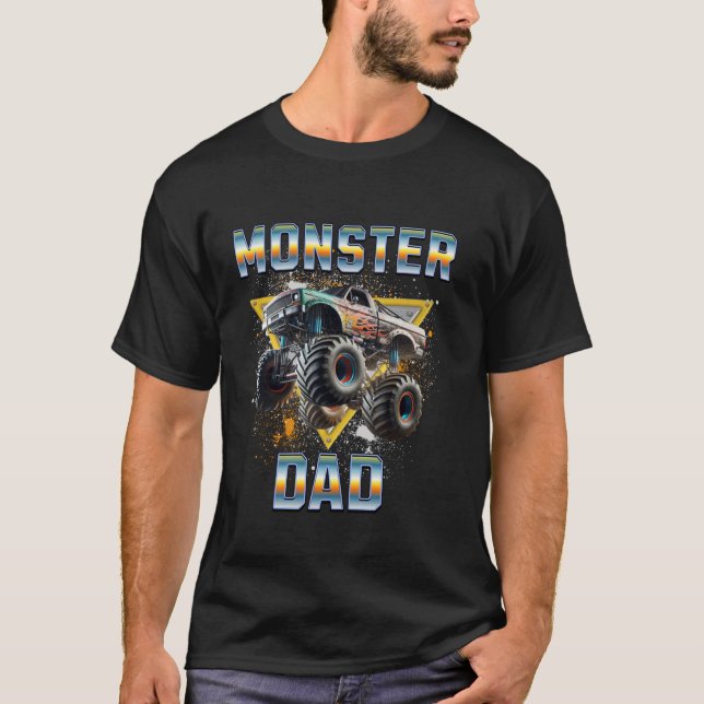 Monster Truck DAD Monster Truck Are My Jam Truck L T-Shirt (Front)