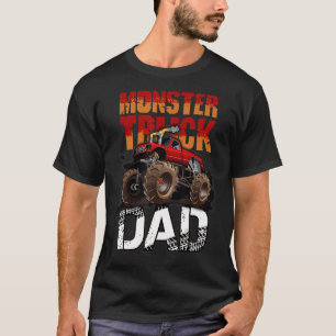 Monster Truck Dad Retro Vintage Monster Father's T-Shirt