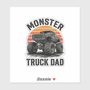 Monster Truck Dad Vintage Off Road Graphic_1