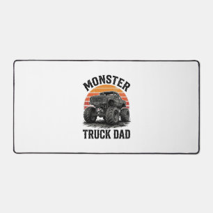 Monster Truck Dad Vintage Off Road Graphic_1 Desk Mat