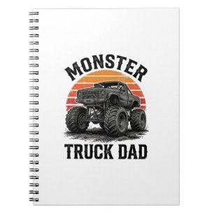Monster Truck Dad Vintage Off Road Graphic_1 Notebook