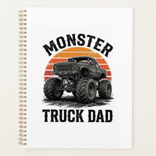 Monster Truck Dad Vintage Off Road Graphic_1 Planner
