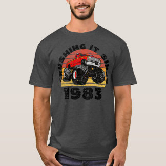 Monster Truck Driver Crushing It Since 1983 Birthd T-Shirt