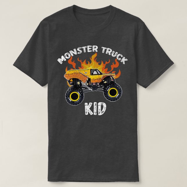 Monster truck Earthshaker Gift For KIDS T-Shirt (Design Front)