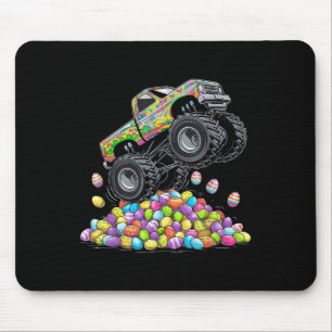 Monster Truck Easter Teens Boys Kids Easter Bunny Mouse Pad