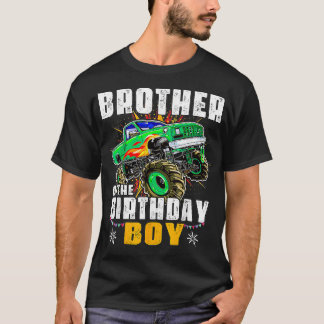 Monster Truck Family Matching Brother of the Birth T-Shirt