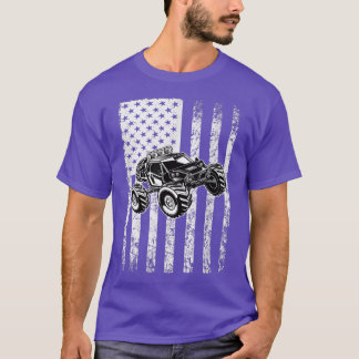 Monster truck flag - monster truck outfit  T-Shirt