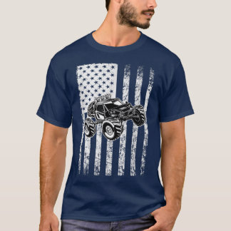 Monster truck flag - monster truck outfit T-Shirt
