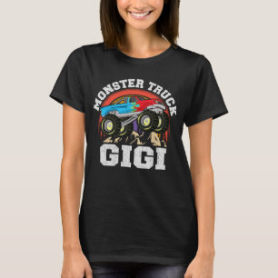 Monster Truck Gigi Matching Family Grandma Gift T-Shirt