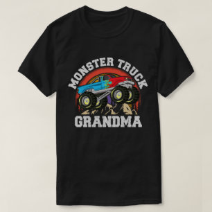 Monster Truck Grandpa Matching Family Costume T-Shirt