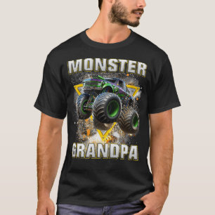 Monster Truck Grandpa Monster Truck Are My Jam Tru T-Shirt
