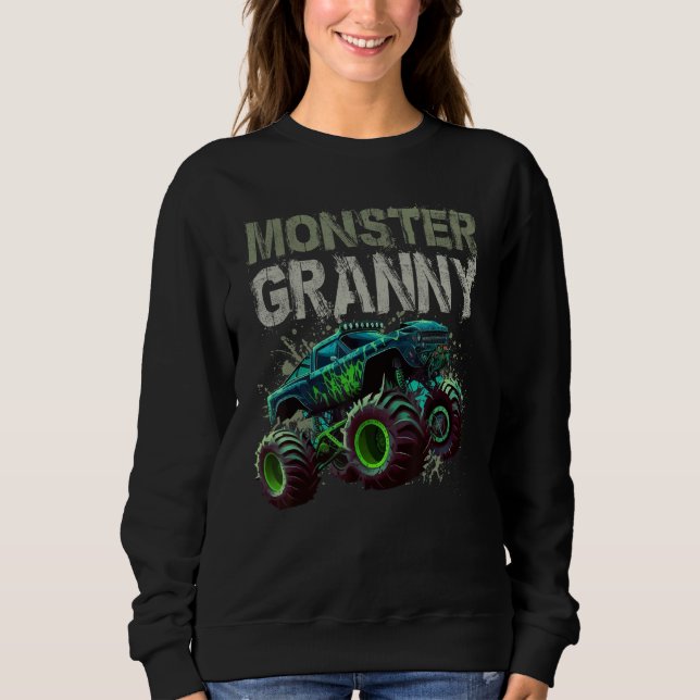 Monster Truck Granny Family Matching Monster Truck Sweatshirt (Front)