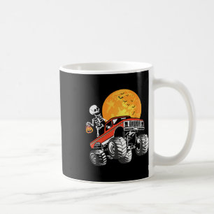 Monster Truck Halloween Boys Truck Pumpkin Coffee Mug
