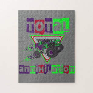 monster truck hard core cool jigsaw puzzle