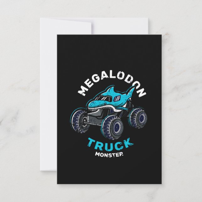 monster truck invitation (Front)