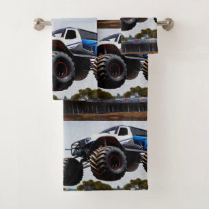 Monster Truck Launch, Bath Towel Set