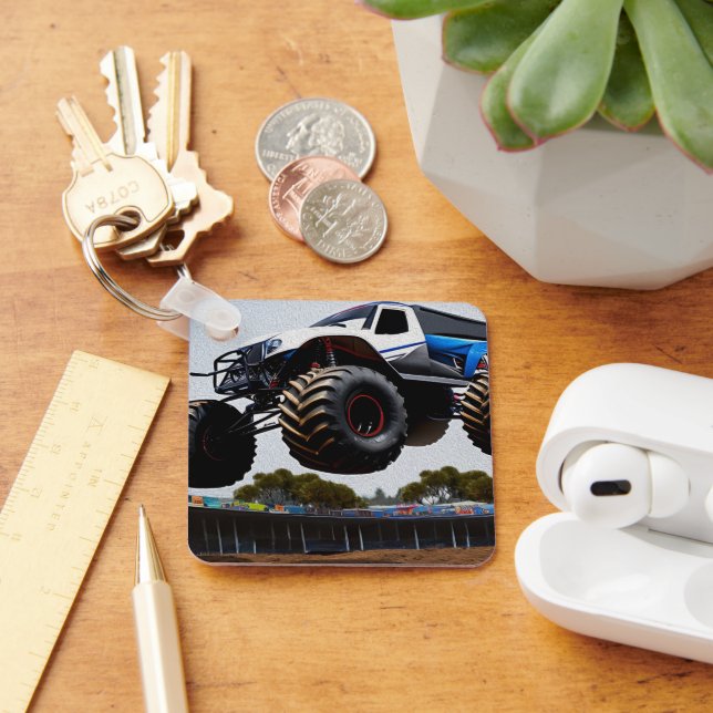 Monster Truck Launch, Keyring (Desk)