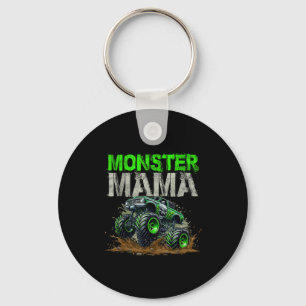 Monster truck mama family matching monster truck key ring