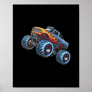 Monster Truck Mama Mum Monster Truck Are My Jam Tr Poster