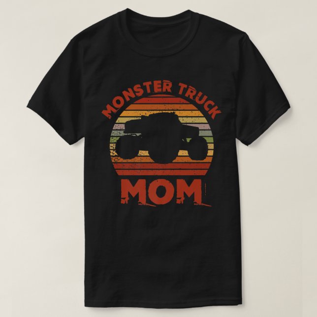 Monster Truck Mom For Hauler Mother Transporter  T-Shirt (Design Front)