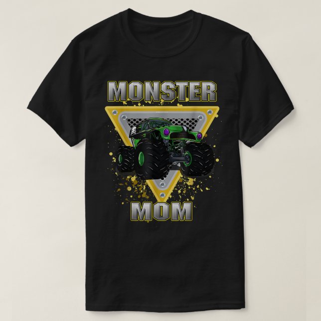 Monster Truck Mom Mothers Day 2022  T-Shirt (Design Front)