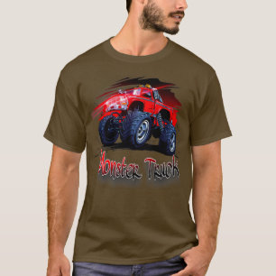 Monster Truck Monster Truck Red Truck T-Shirt