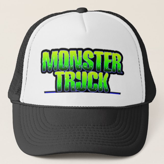 monster truck,monster trucks,monster jam,truck,hot trucker hat (Front)