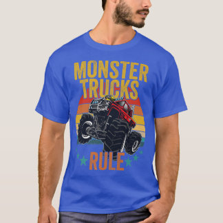 Monster Truck Monster Trucks Rule  T-Shirt