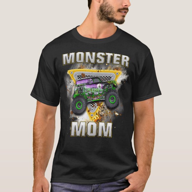 Monster Truck Mum Monster Truck Are My Jam Truck L T-Shirt (Front)