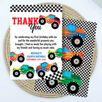 Monster Truck Need Four Speed Birthday