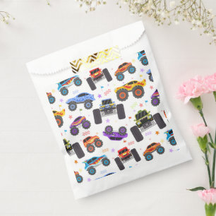 Monster Truck Party Gift Bags, Truck Birthday Favour Bag