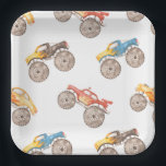 Monster Truck Party Plates<br><div class="desc">Monster Truck Party Plates</div>