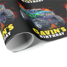 Monster Truck Personalised Birthday Party