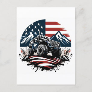 MONSTER TRUCK POST CARD