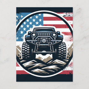 MONSTER TRUCK POST CARD