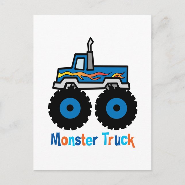 Monster Truck Postcard (Front)