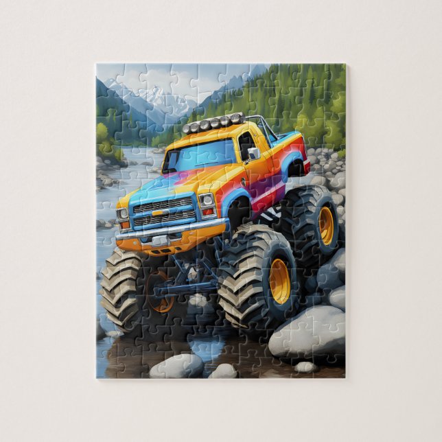 Monster Truck Puzzle (Vertical)