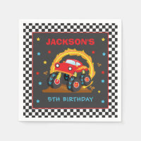 Monster Truck Rally Birthday Party Decorations