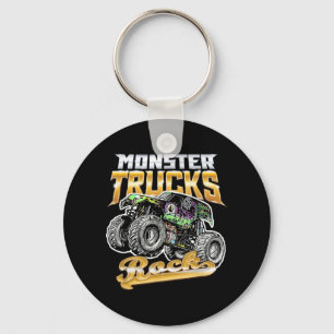 Monster Truck Rock Key Ring