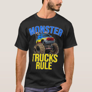 Monster Truck Rule Monster For men Women Kids T-Shirt