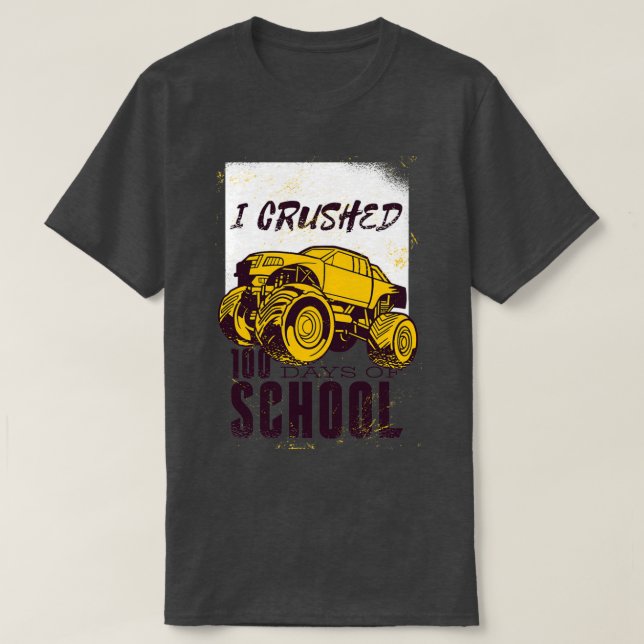 Monster Truck School T-Shirt (Design Front)