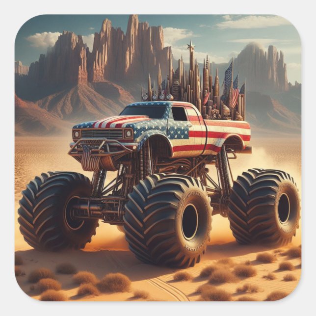 MONSTER TRUCK STICKER (Front)