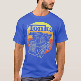 Monster Truck Sunset Vintage Graphic T-Shirt