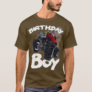 Monster Truck T Shirt Funny Birthday Boy Gift