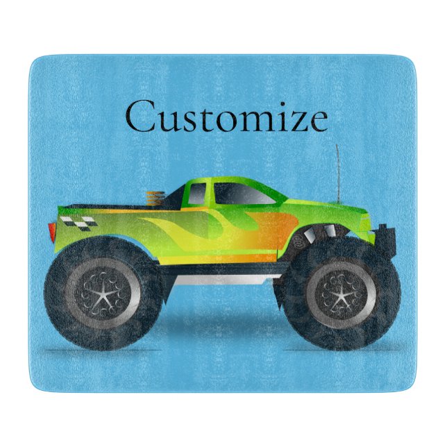 Monster Truck Thunder_Cove Cutting Board (Front)