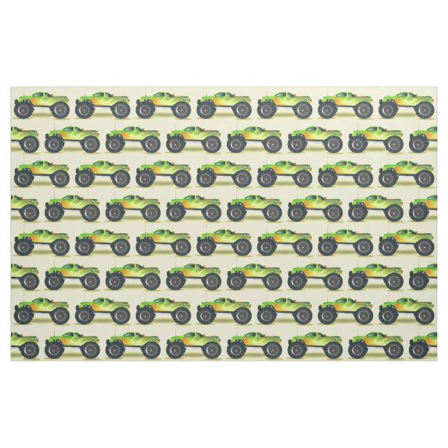 Monster Truck Thunder_Cove  Fabric (Fat Quarter)